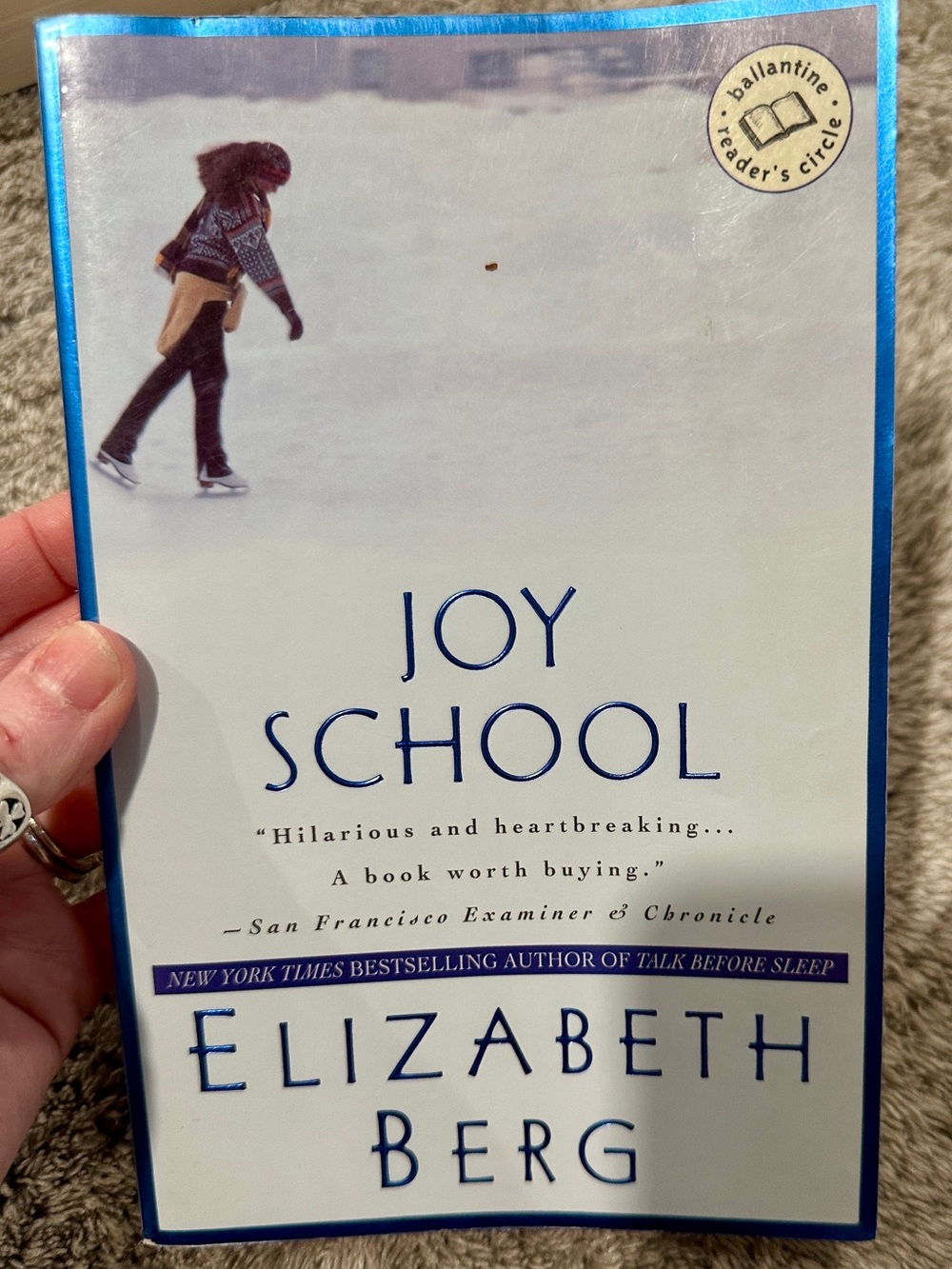 Joy School by Elizabeth Berg - White & Blue Paperback